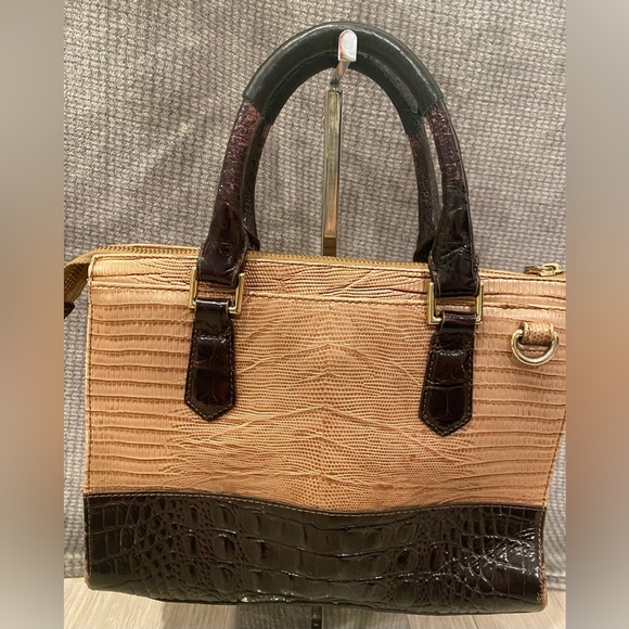 Brahmin Croc Embossed Satchel - Picture 5 of 16